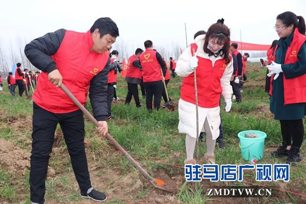 團(tuán)市委開展“綠風(fēng)尚”春季義務(wù)植樹活動