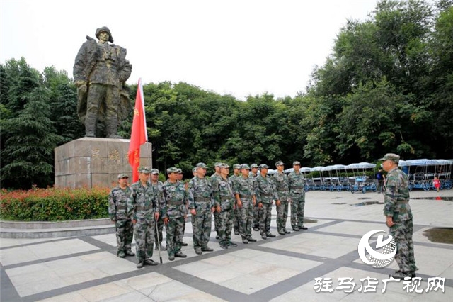 駐馬店市驛城區(qū)民兵無人機偵察救援排接受革命軍史教育