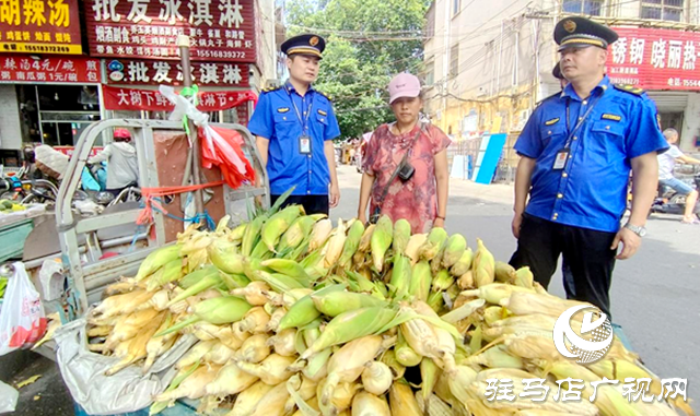 驛城區(qū)：“城管藍”戰(zhàn)高溫守護城市“容顏”