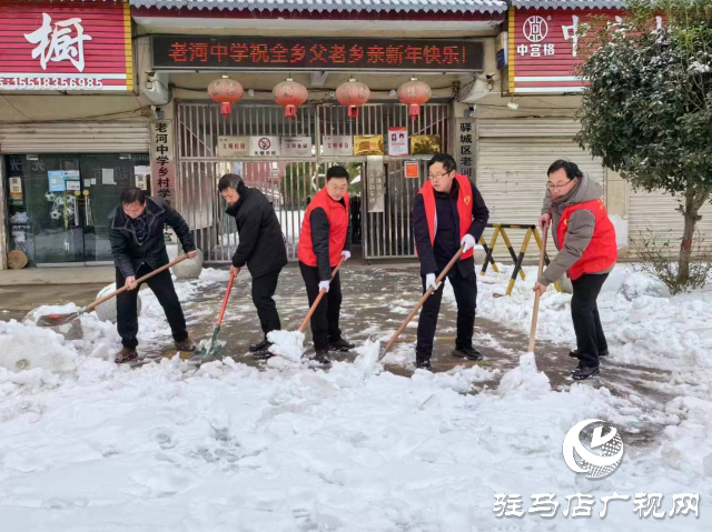 駐馬店市驛城區(qū)開展清雪除冰志愿服務(wù)活動