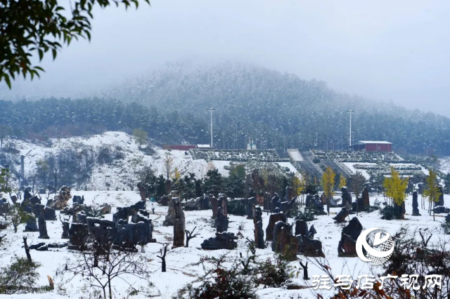 盤古山：晨起開門雪滿山 雪晴云淡日光寒